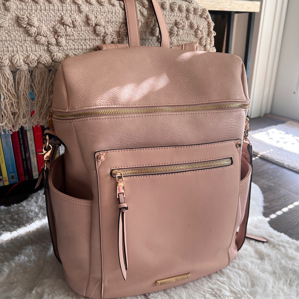 Poppy & Peonies Blush Commuter Backpack
